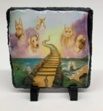 Leisteen onderzetter 9 x 9 cm - Afbeelding 2