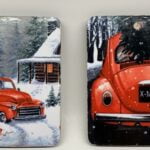 Onderzetter met kurk achterkant