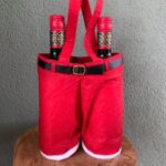 Kerstbroek voor 2 wijnflessen