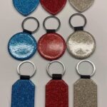 Pu leren sleutelhangers