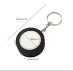 Sleutelhanger met autoband en rolmaat - Afbeelding 3