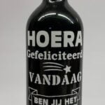 Sticker voor op wijnfles