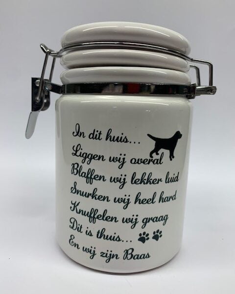 Keramiek potje met deksel