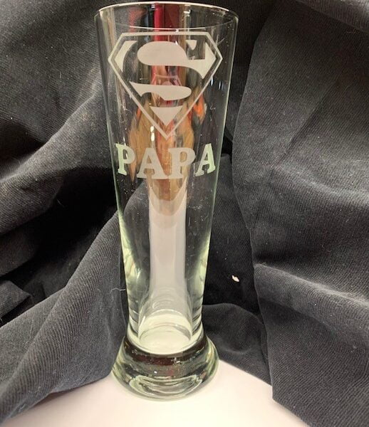 Bierglas met naam