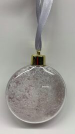 Kerstbal met eigen foto en sneeuw - Afbeelding 3