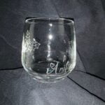 Waterglas met naam of afbeelding