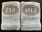 Handdoek Hij / Zij