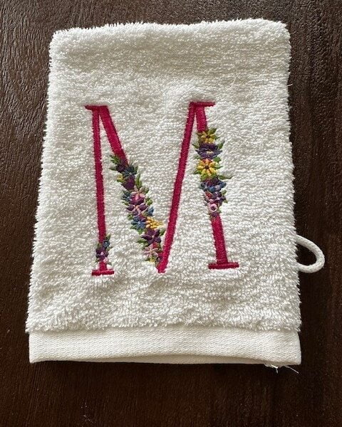 Washand met letter